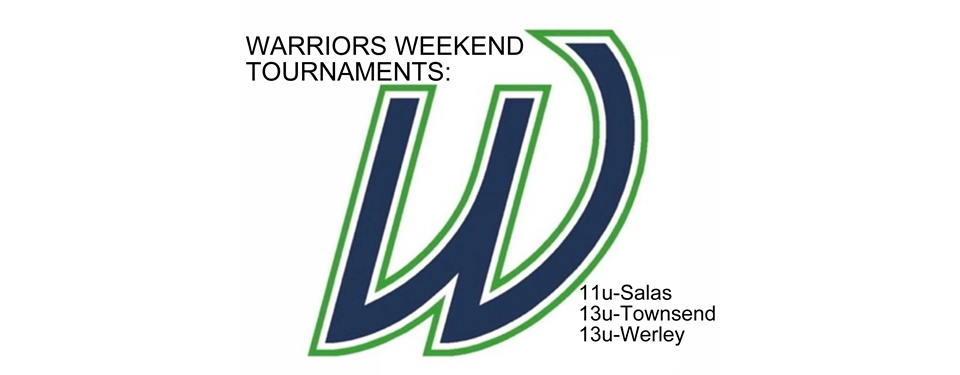 Tournament Weekend May 3-4!!