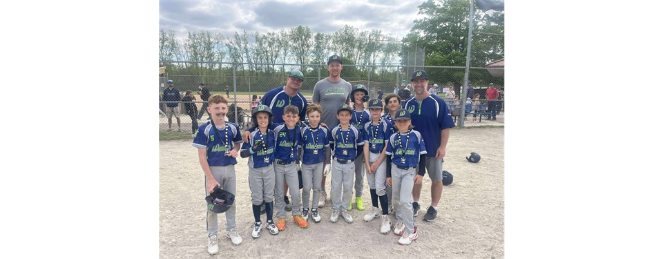 Way to go, 10U-Gernhard Team!  Tourney Runner Ups!