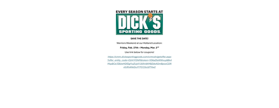 Warriors Weekend @Dick's Sporting Goods